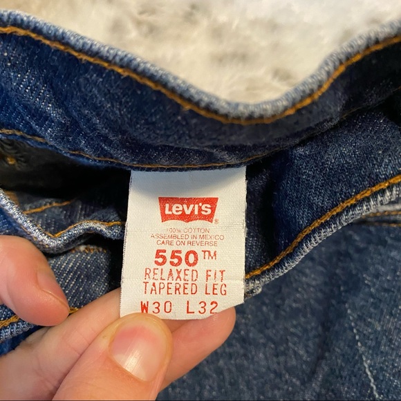 Levi’s Vintage Orange Tab 550 Cutoff Denim Shorts - Picture 7 of 7